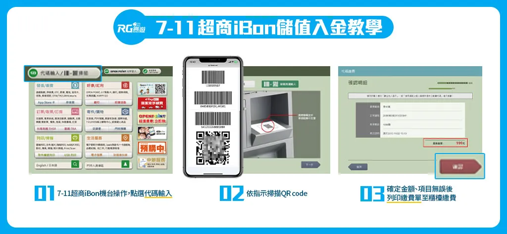 富遊娛樂城超商儲值:7-11 iBon儲值步驟教學